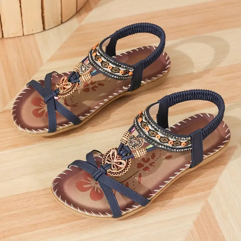 Wide Fit Arch Support Sandals | Orthopedic, Flower Design