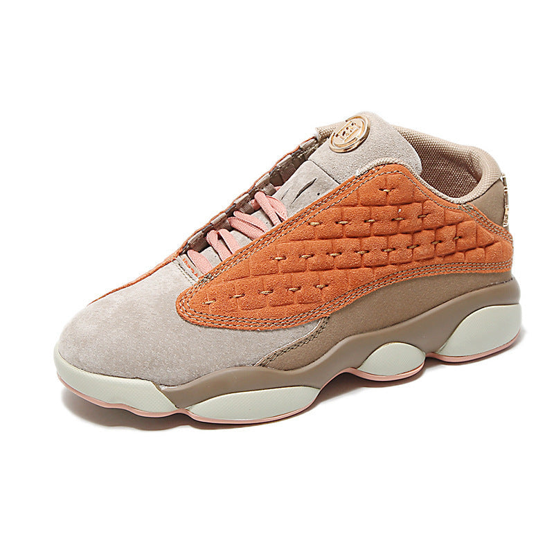 Women's Net Red Terracotta Daddy Sneakers – Super Hot Trendy Style