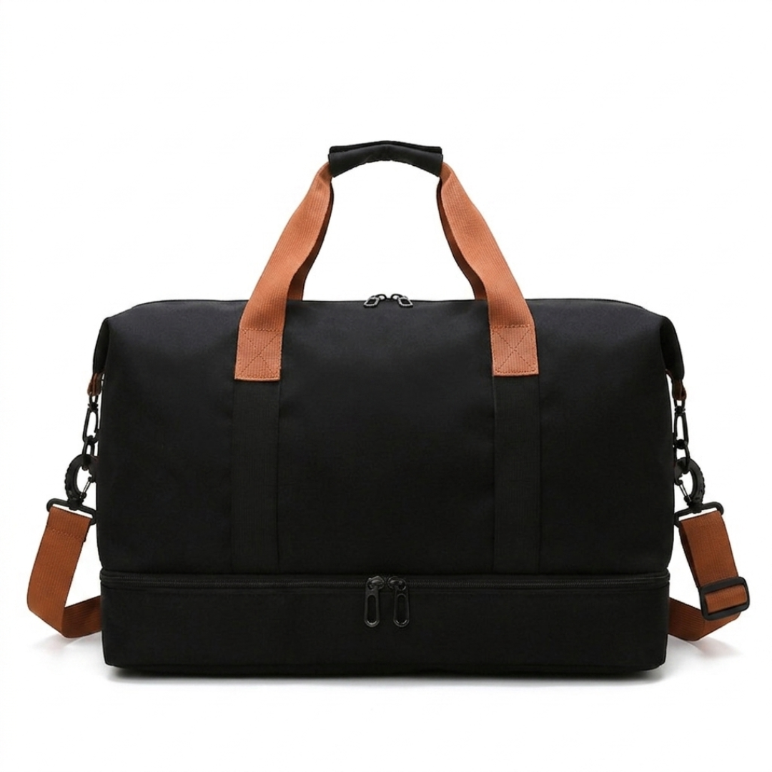 Gym Duffle Bag with Wet Dry Compartment Lightweight