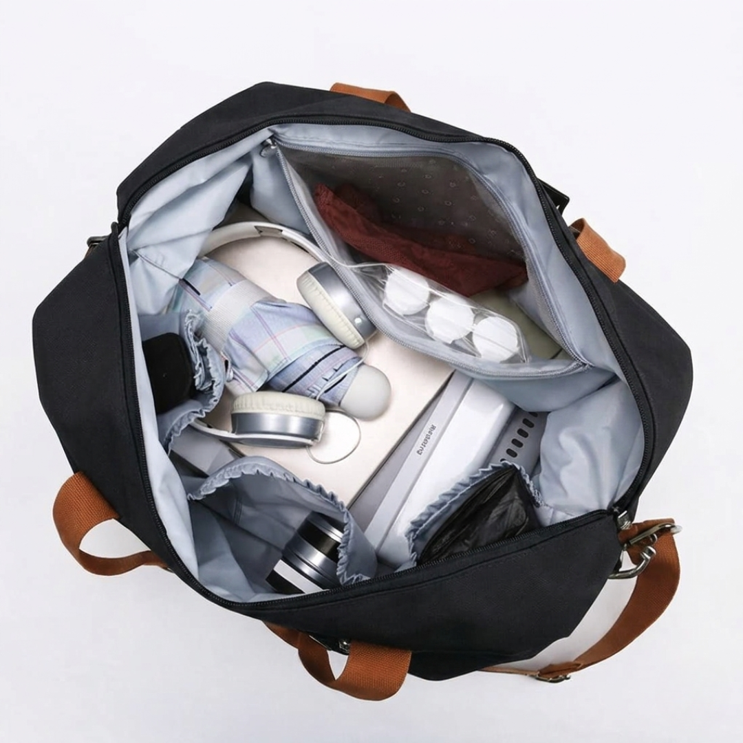 Gym Duffle Bag with Wet Dry Compartment Lightweight