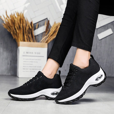 Women's Air Cushion Shoes – Height-Boosting, Breathable Sports & Dance Style