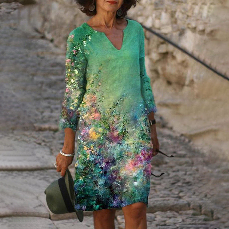 Floral Summer Dress Women | Breathable, Flattering Cut | Multi-Color
