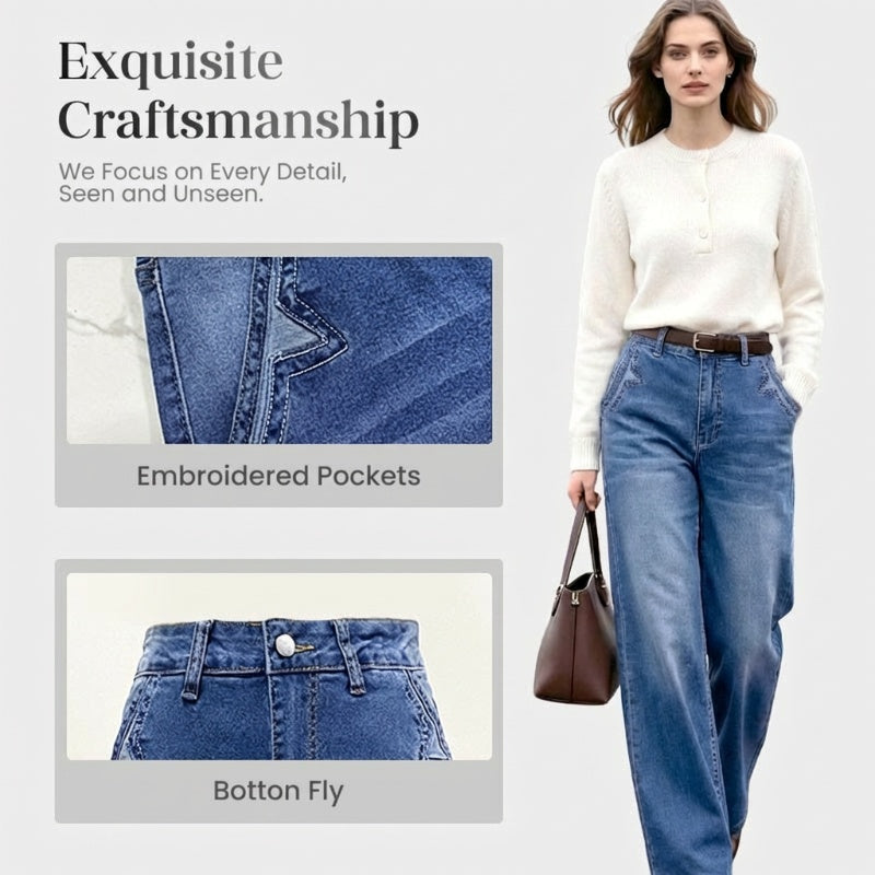 Embla High-Waisted Wide Jeans for Women  -   - Random/recent best seller