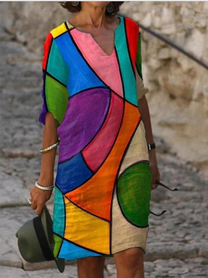 Floral Summer Dress Women | Breathable, Flattering Cut | Multi-Color