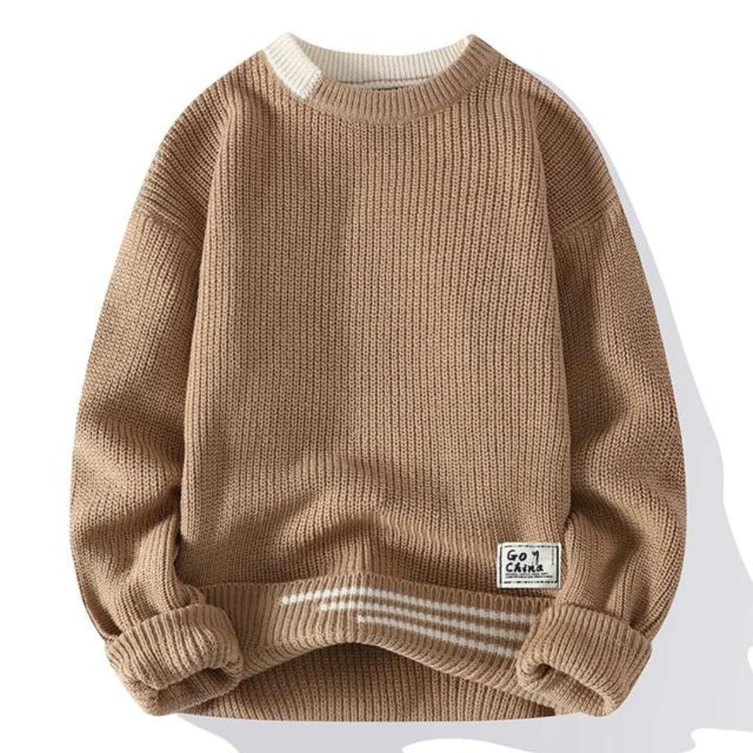 Men's Soft Knit Sweater - Classic Fit - Crewneck Pullover