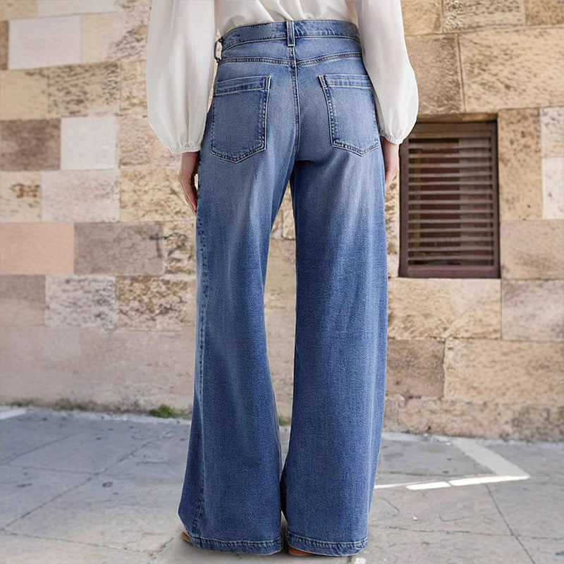 Embla High-Waisted Wide Jeans for Women  -   - Random/recent best seller