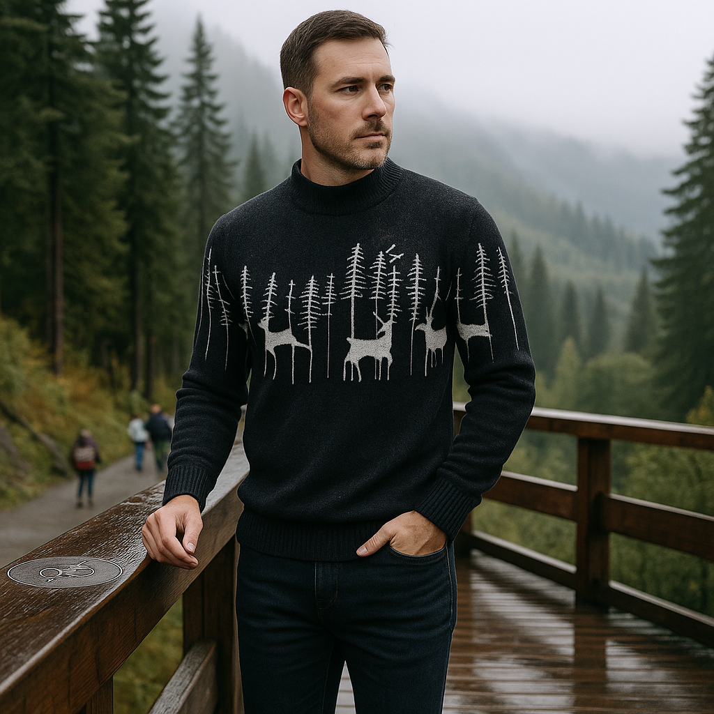Premium Men's Warm Christmas Sweater - Stylish - Ideal Gift