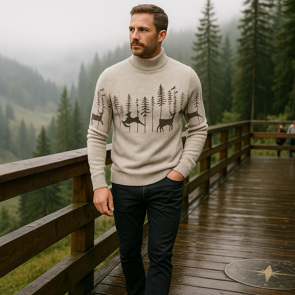 Premium Men's Warm Christmas Sweater - Stylish - Ideal Gift