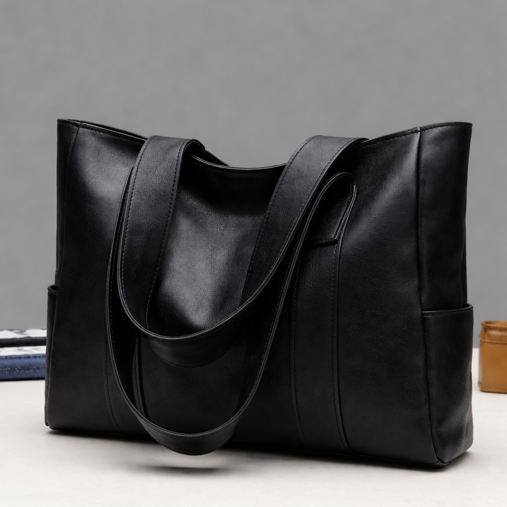 Vintaris - Leather Shoulder Bag Elegant Vintage