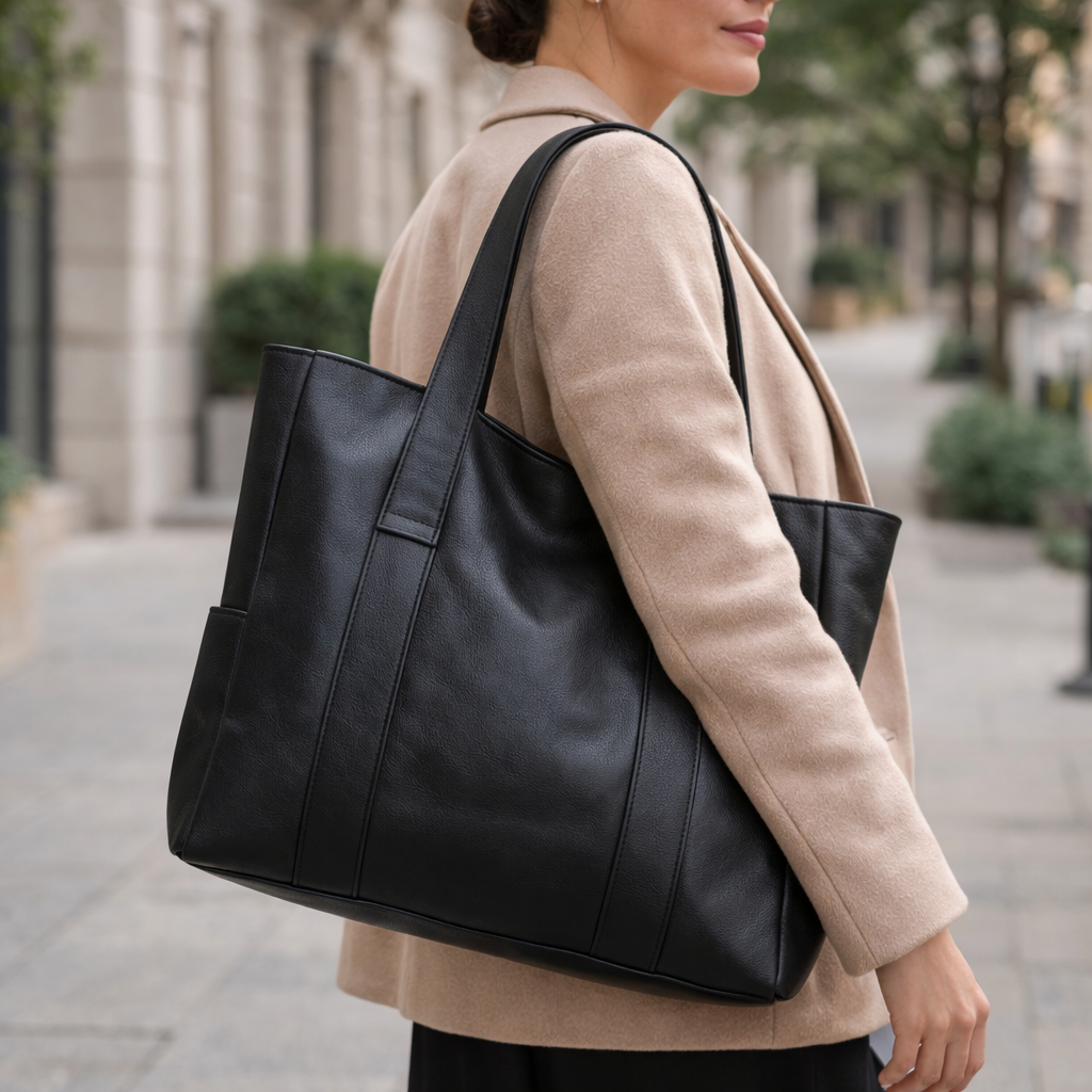 Vintaris - Leather Shoulder Bag Elegant Vintage