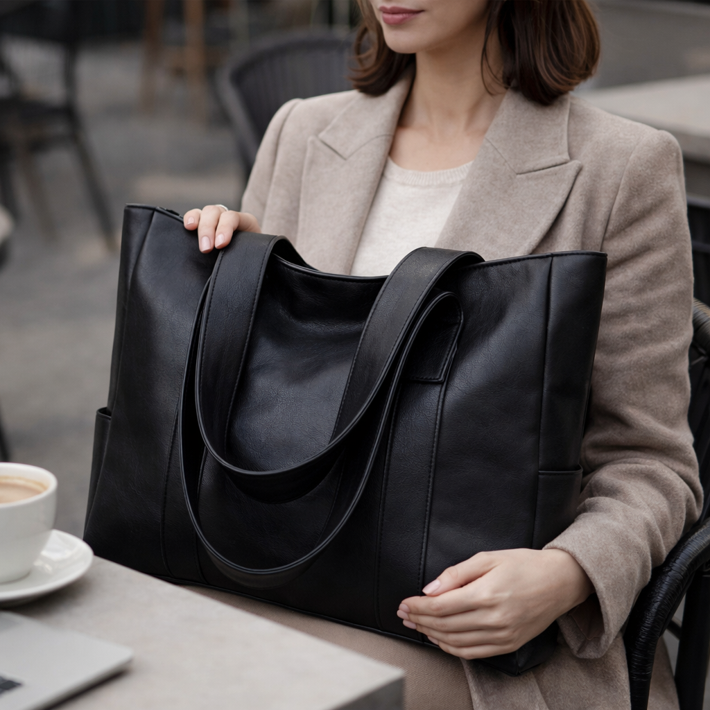 Vintaris - Leather Shoulder Bag Elegant Vintage