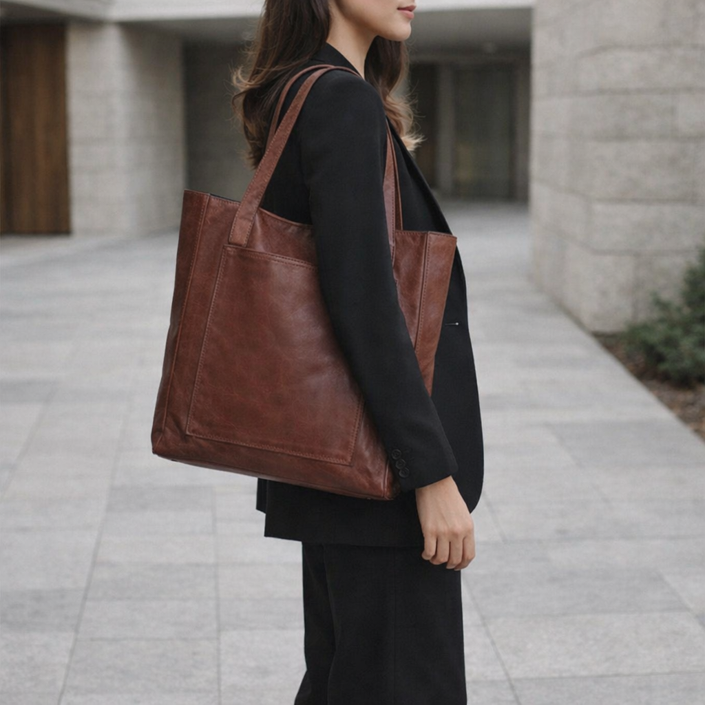 Luna - Trendy Leather Shoulder Bag for Women