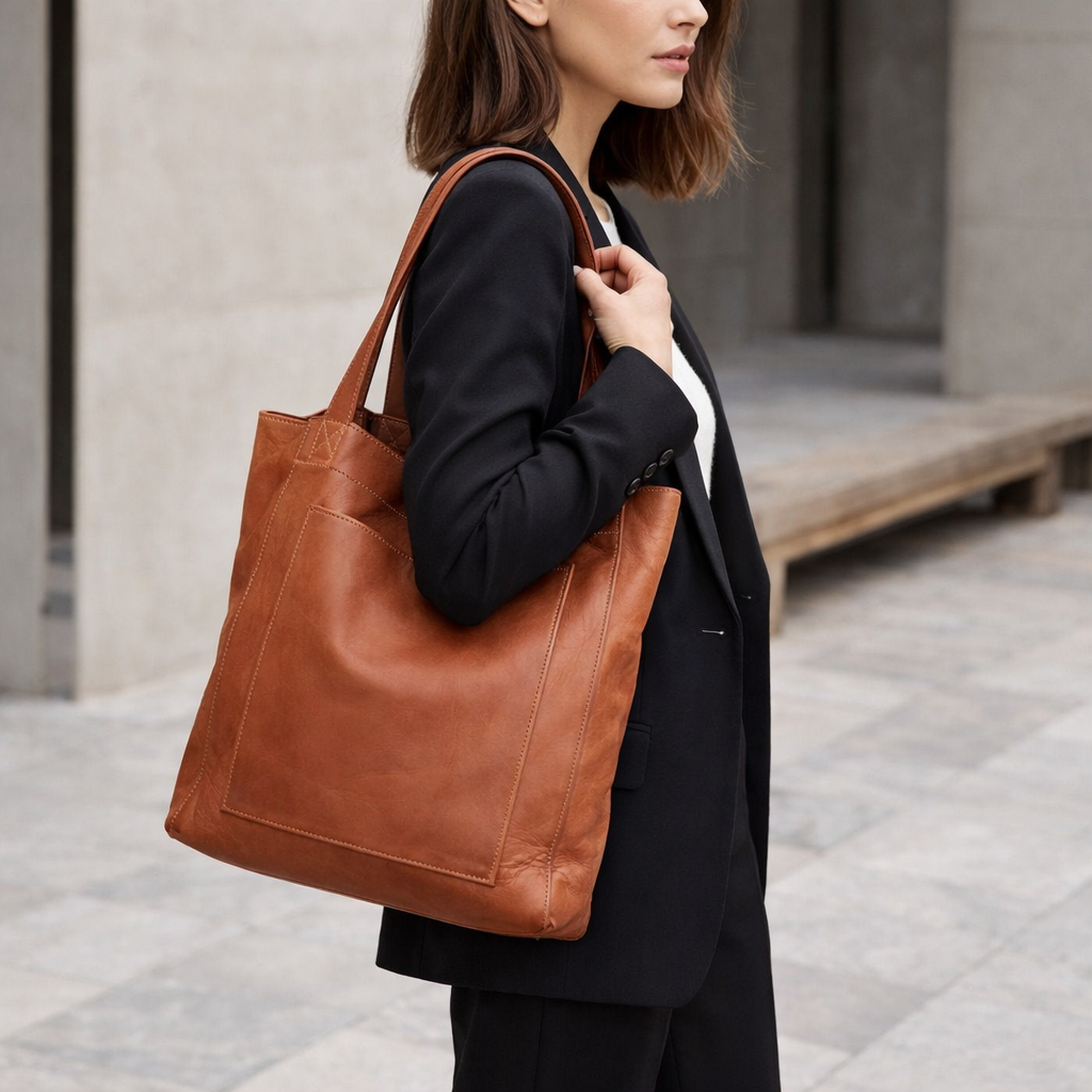 Luna - Trendy Leather Shoulder Bag for Women