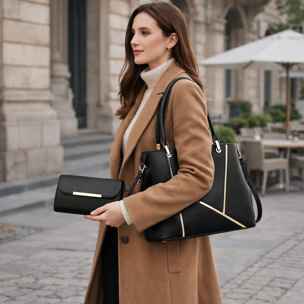 Amanda - Elegant Shoulder Bag Set for Women