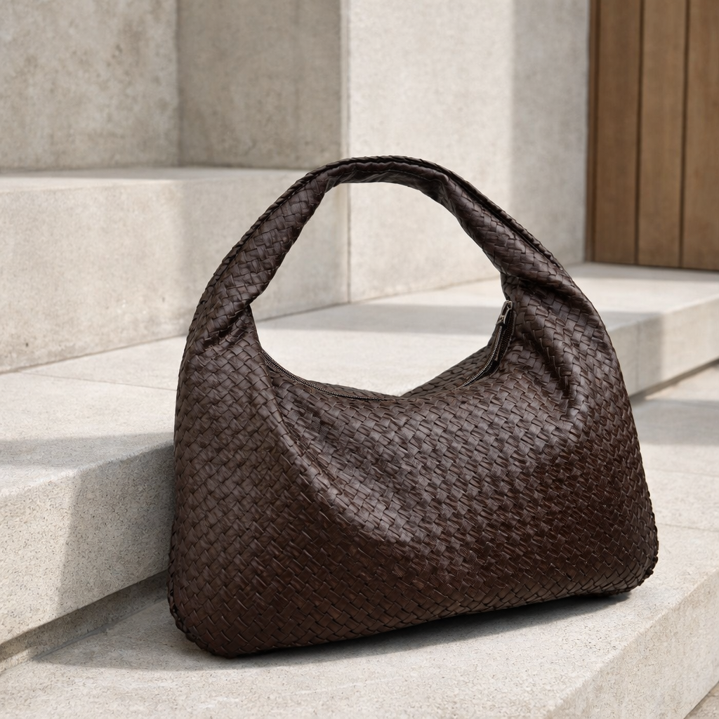 Veneta - Luxe Large Shoulder Bag - Spacious