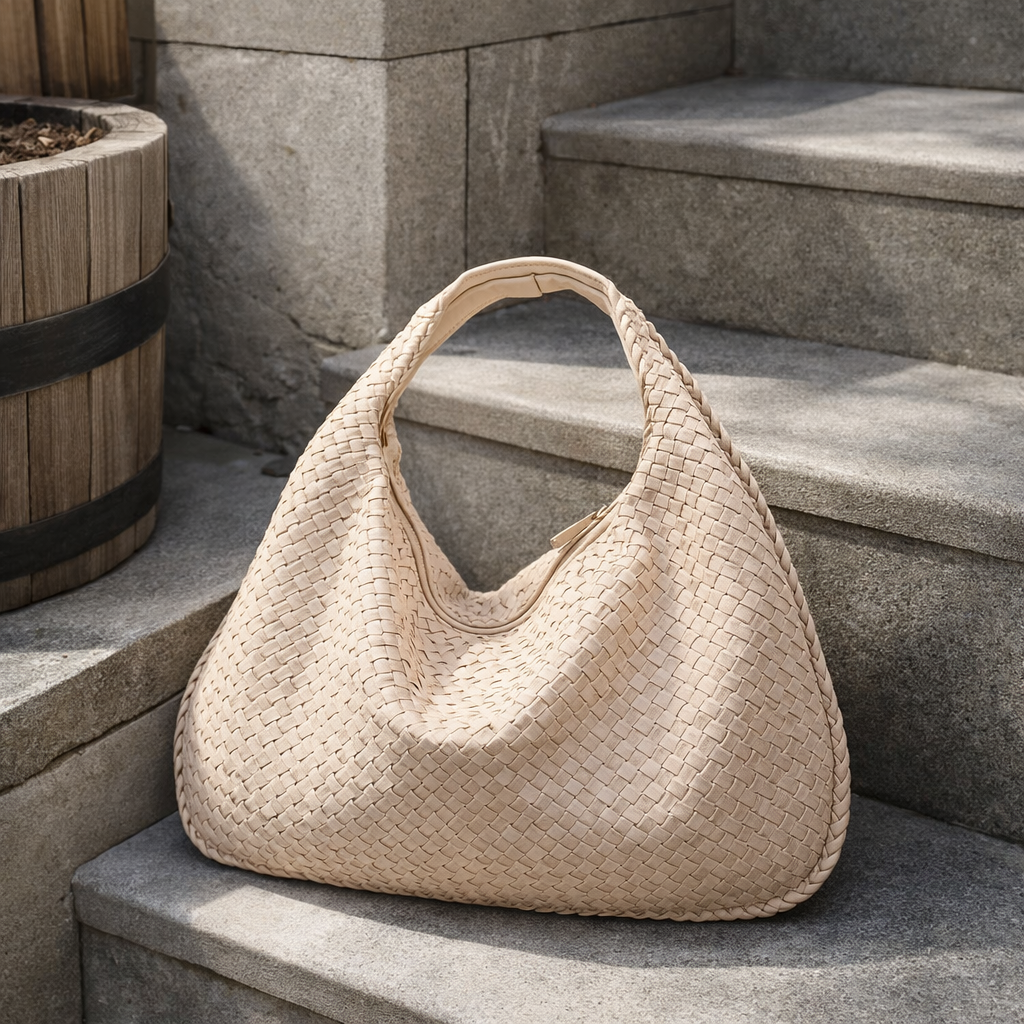 Veneta - Luxe Large Shoulder Bag - Spacious