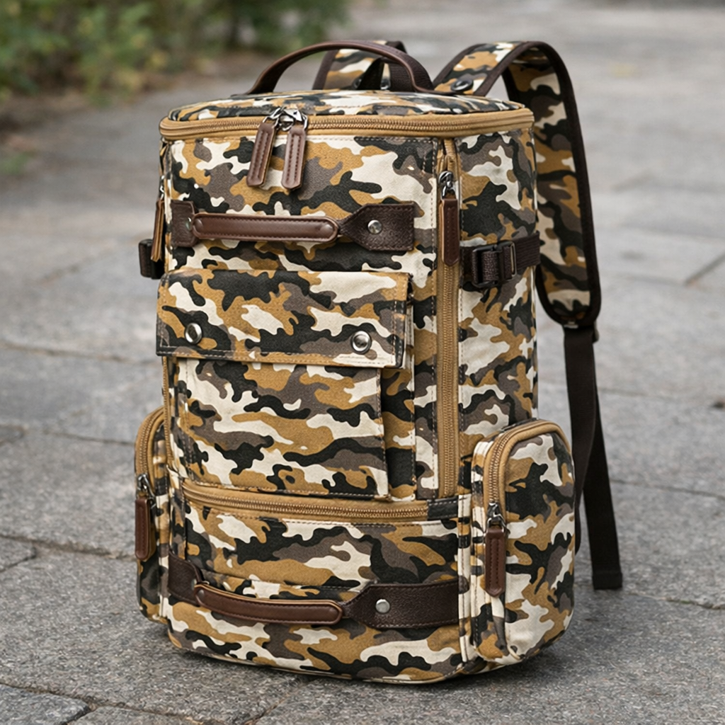 Vintage Canvas Laptop Backpack for Everyday Adventures