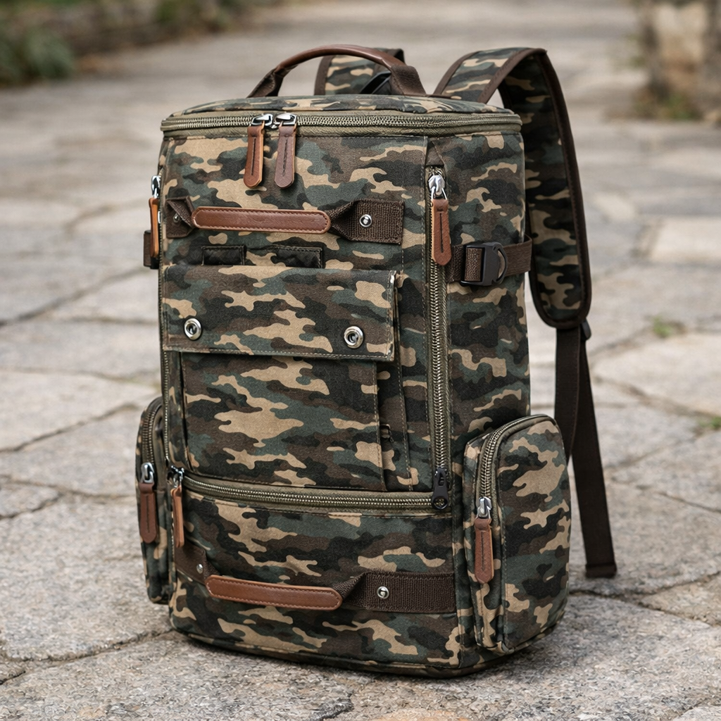Vintage Canvas Laptop Backpack for Everyday Adventures