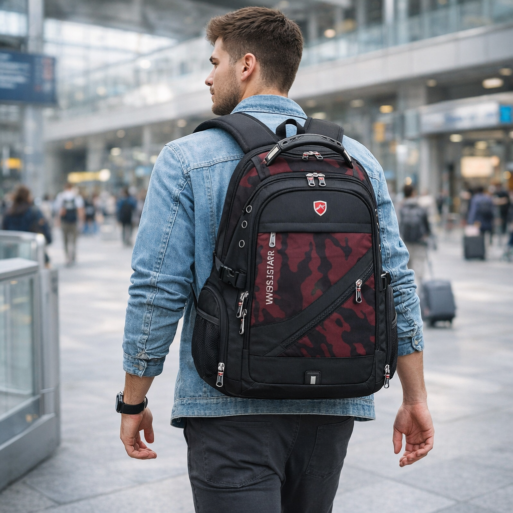 Laptop Backpack | Waterproof, 17 Inch | Travel Work Bag