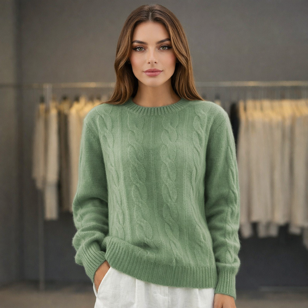 Monika Premium Wool Sweater for Women | Soft & Luxurious Comfort