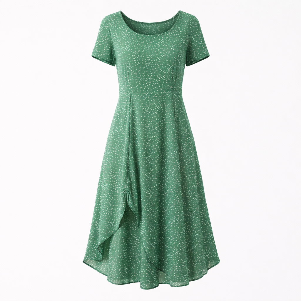 Women's Summer Dress | Green | Casual Flowing Style