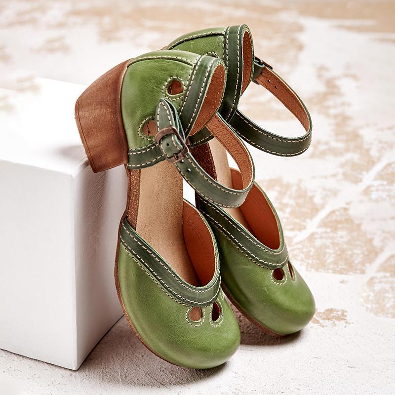 Anneke| Women's Orthopedic Low Heel Flat Sandals