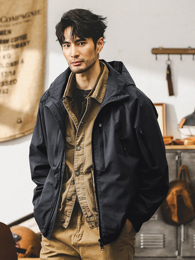 Men's Retro Outdoor Adventure Jacket – Classic All-Weather Style