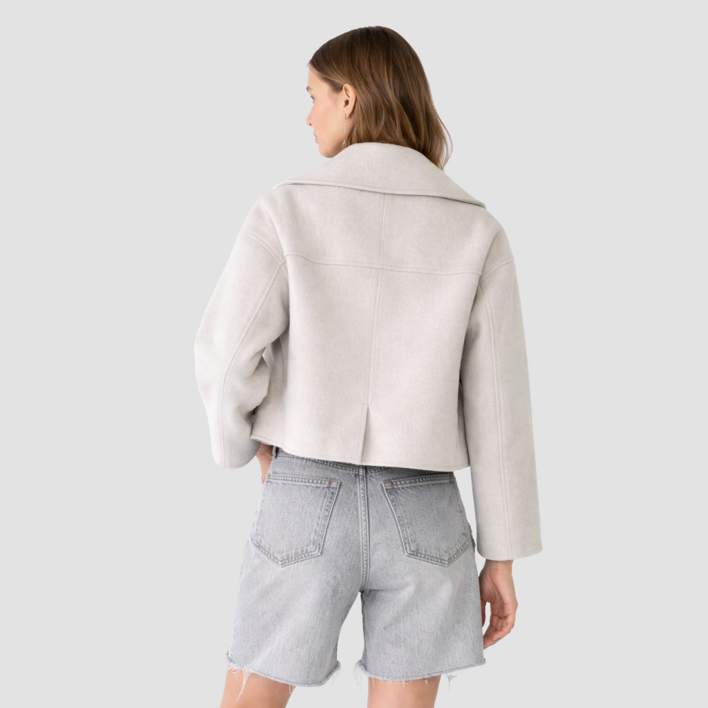 Anna Korte Double-Breasted Blazer | Premium Quality Jacket