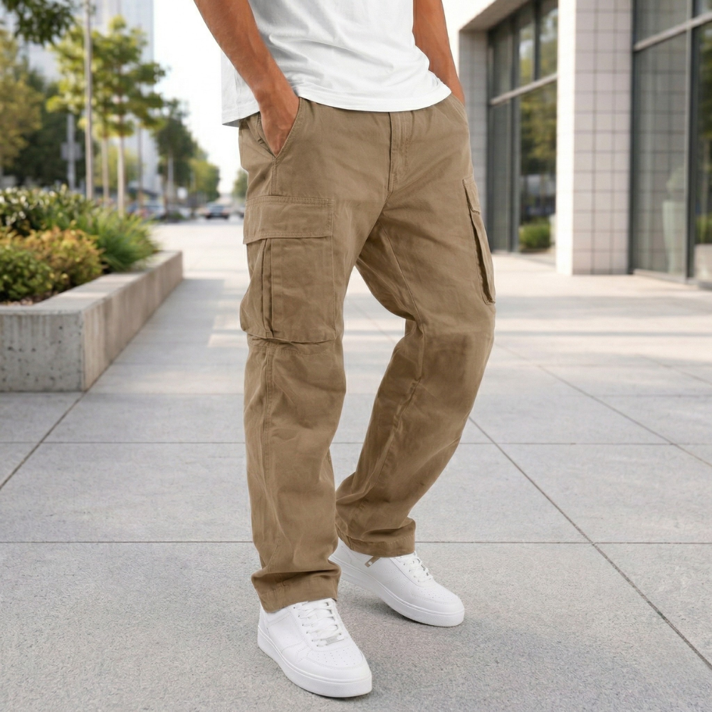 Men's Comfortable Cargo Pants | Everyday Wear | Relaxed Fit, Versatile