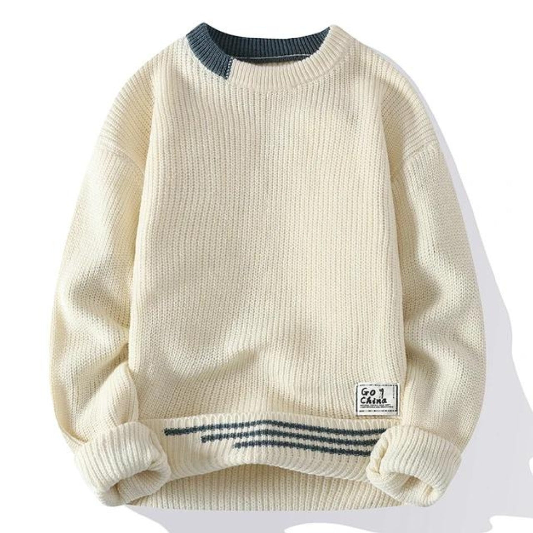 Men's Soft Knit Sweater - Classic Fit - Crewneck Pullover