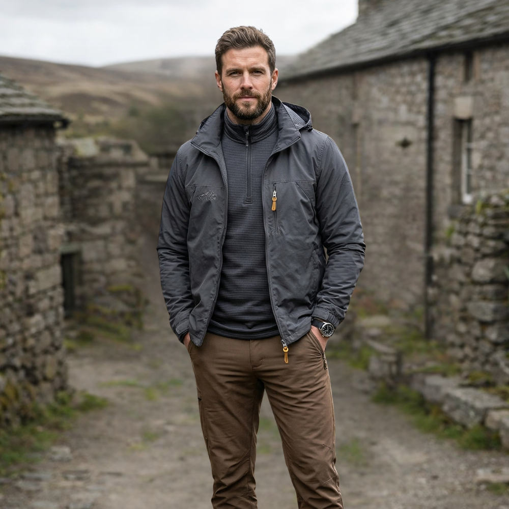 Water Windproof Men's Outdoor Jacket | Durable, Weather-Resistant