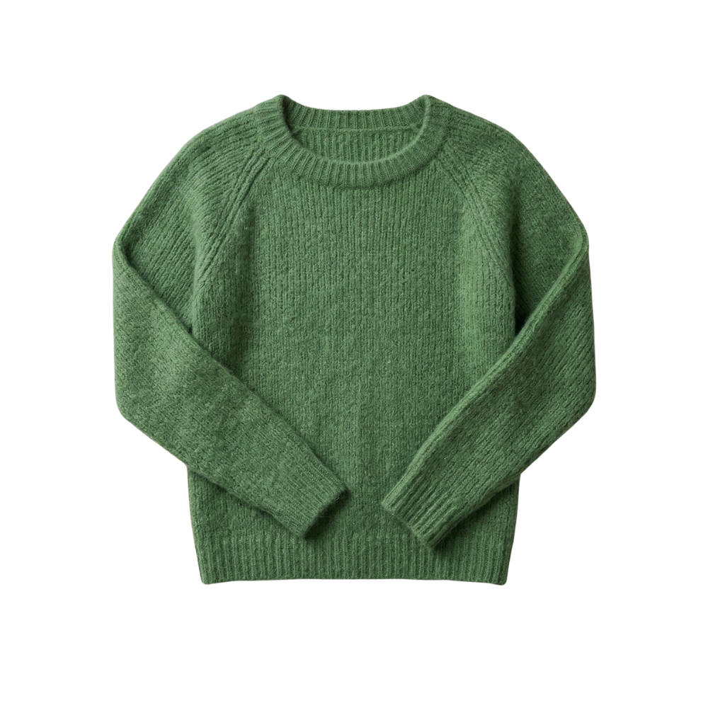 Women’s Knit Sweater | Green, Casual Comfort | Soft, Stylish, Cozy