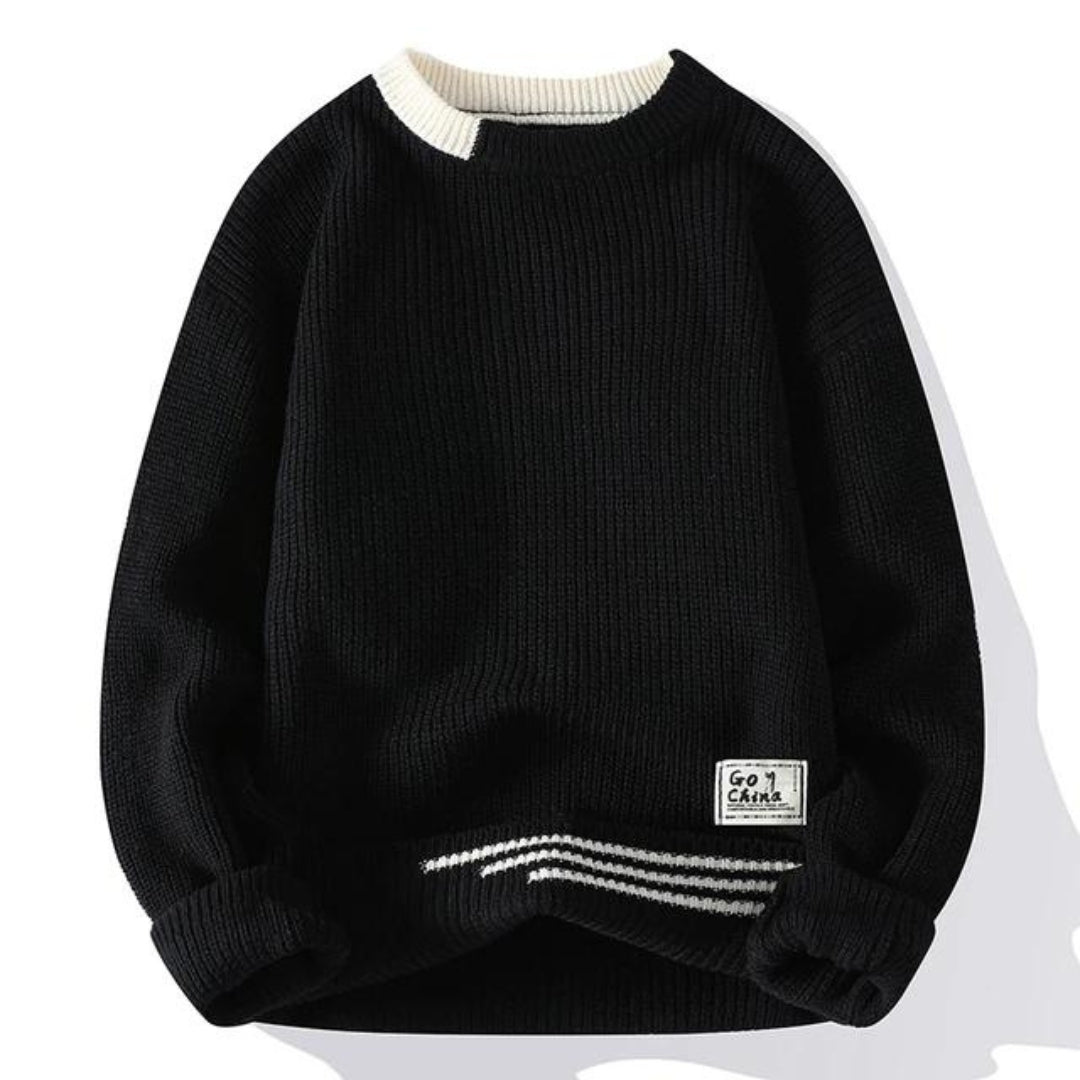 Men's Soft Knit Sweater - Classic Fit - Crewneck Pullover