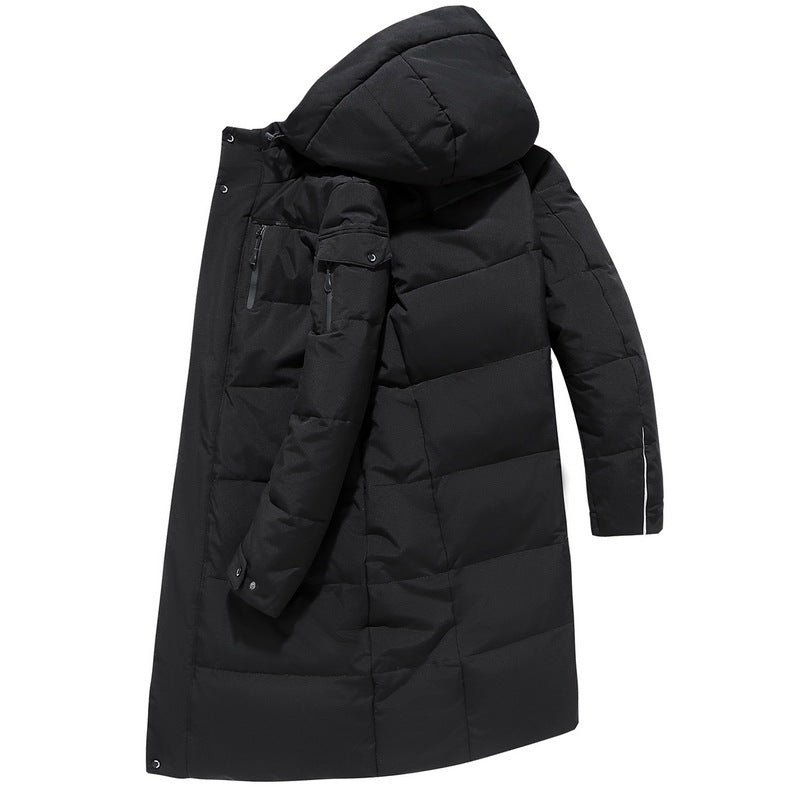 Long Quilted Puffer Jacket for Men – A Winter Essential, Warm and Lightweight