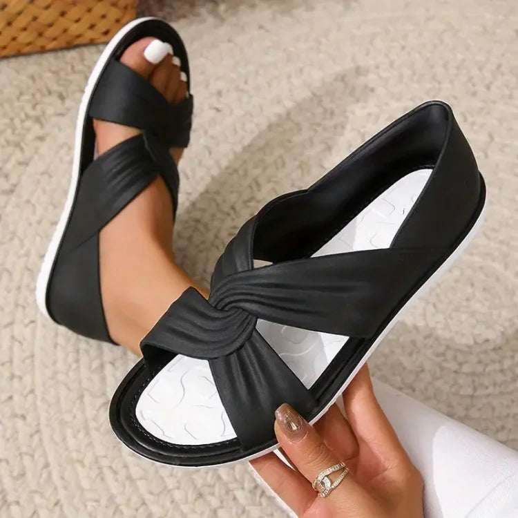 Wide Fit Arch Support Sandals | Orthopedic Slip-On | Cushioned Sole