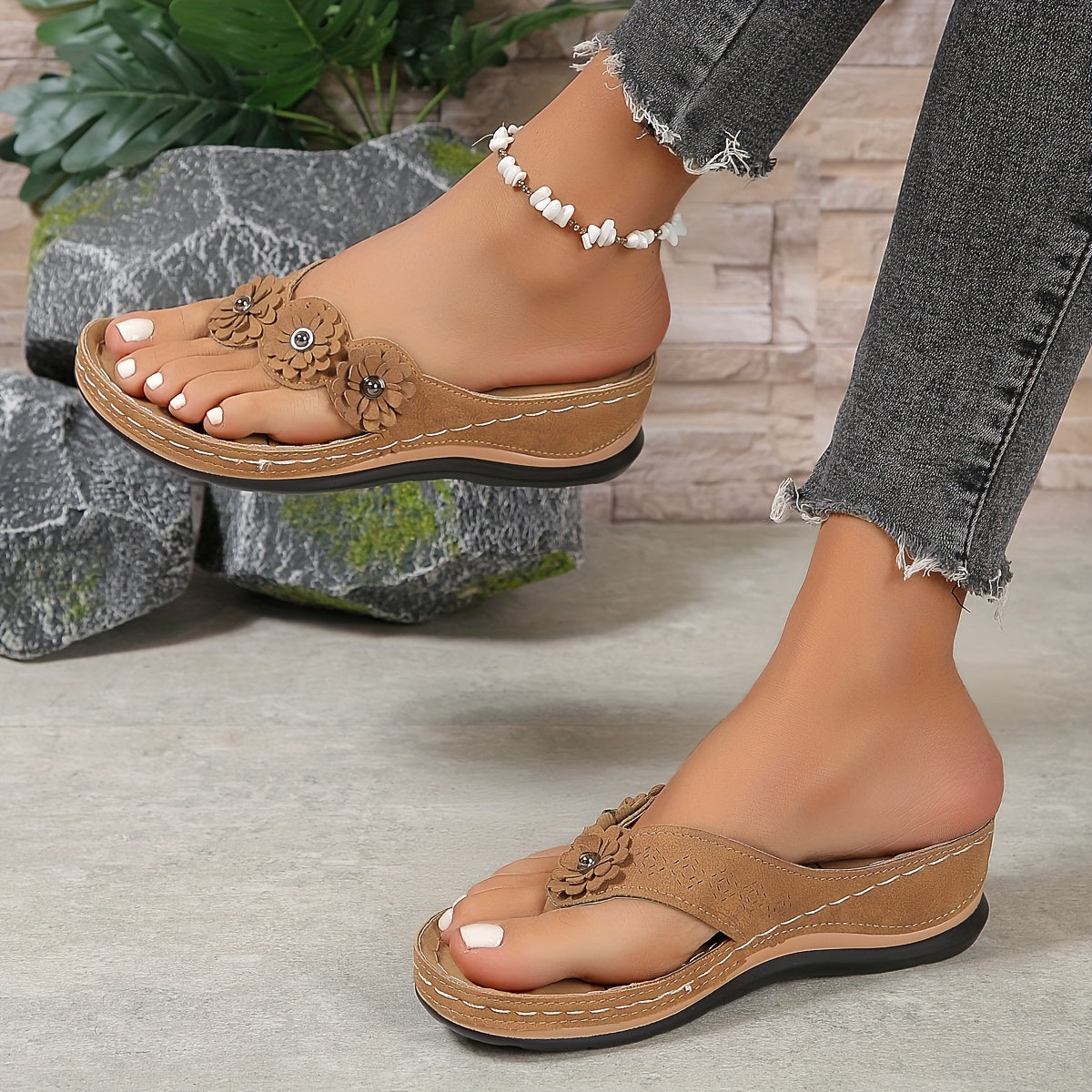 Elsa| Women's Orthopedic Slip-On Sandals  -   - mayberry BS - recent