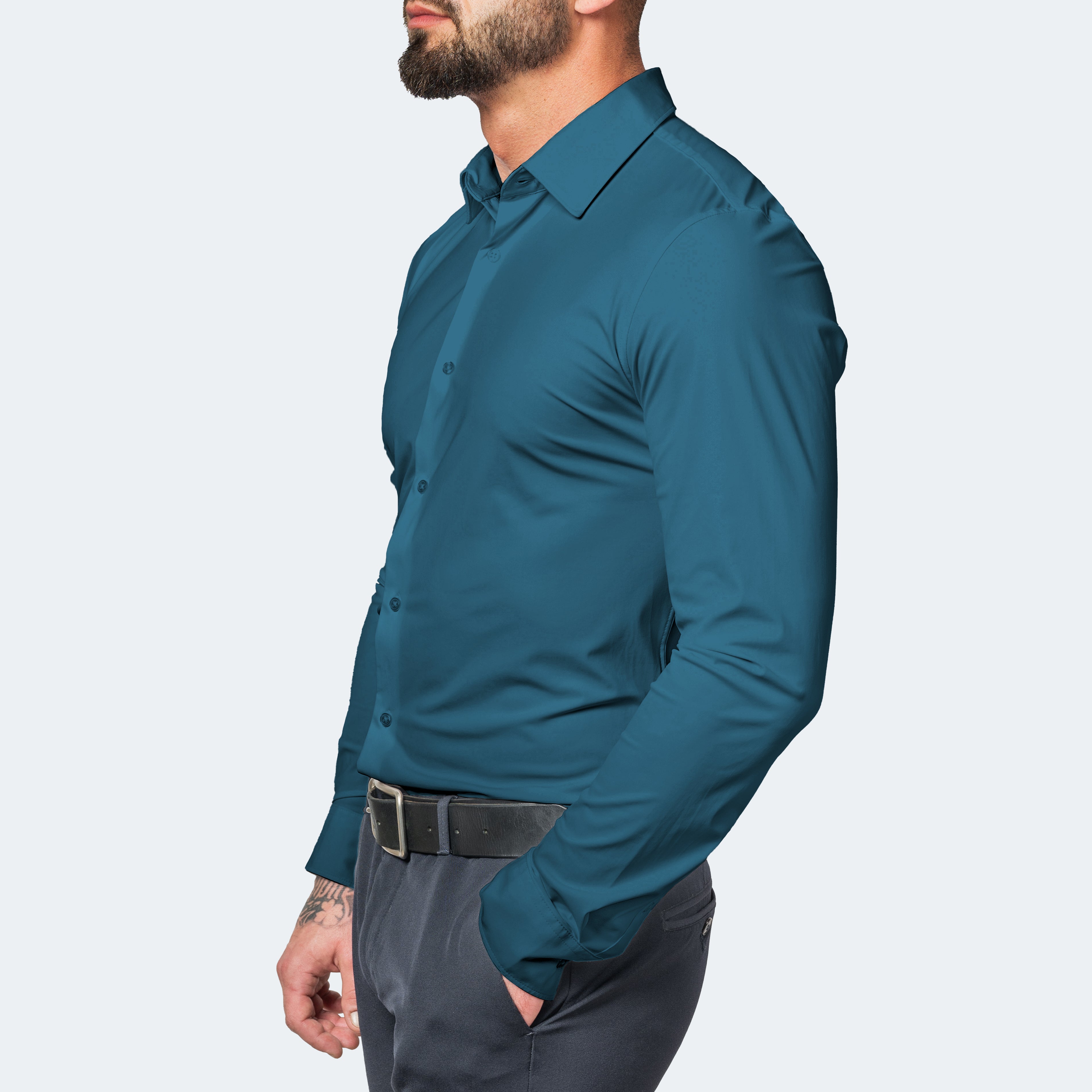 Men's Shirt White | Extreme Stretch, Iron-Free