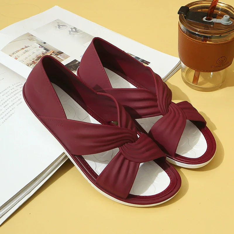 Wide Fit Arch Support Sandals | Orthopedic Slip-On | Cushioned Sole
