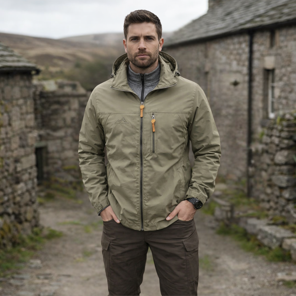 Water Windproof Men's Outdoor Jacket | Durable, Weather-Resistant