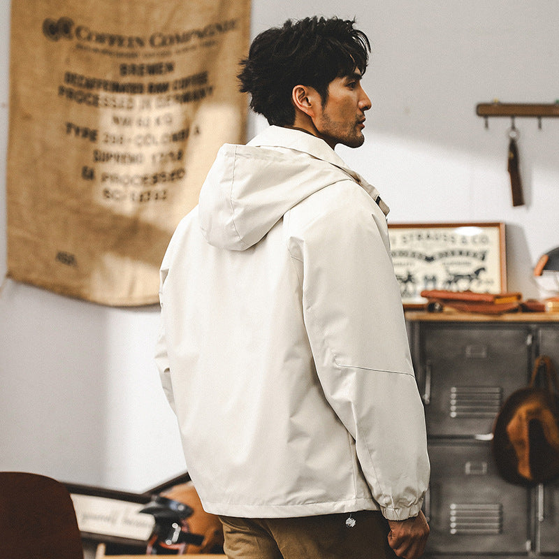 Men's Retro Outdoor Adventure Jacket – Classic All-Weather Style