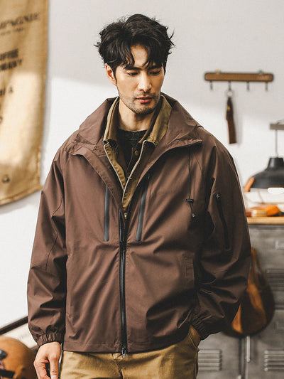 Men's Retro Outdoor Adventure Jacket – Classic All-Weather Style