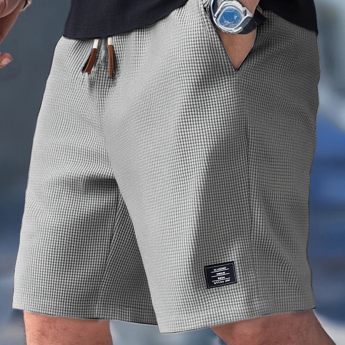 Men's Slim Fit Shorts | Adjustable Waistband | Breathable Casual