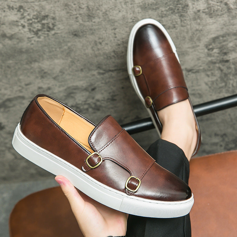 Men's Leather Loafers | Slip-On Comfort | Black & Brown