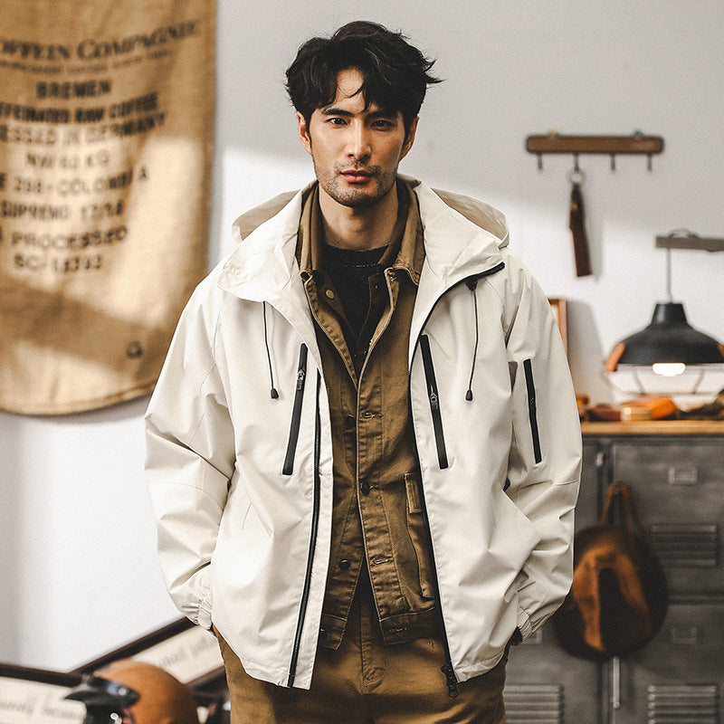 Men's Retro Outdoor Adventure Jacket – Classic All-Weather Style