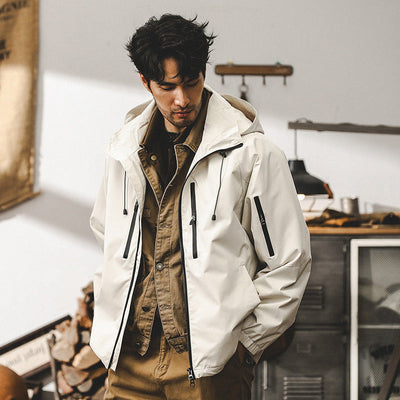 Men's Retro Outdoor Adventure Jacket – Classic All-Weather Style