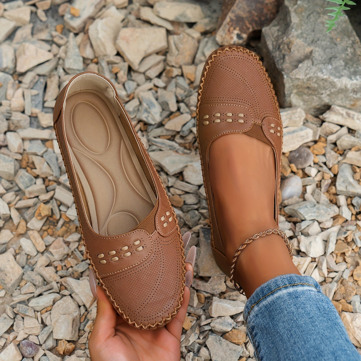 Women's Orthopedic Flats | Wide Fit, Leather Comfort Shoes
