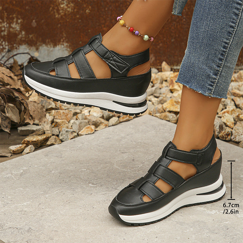 Women's Orthopedic Sandals | Velcro Closure, Closed Toe | Cushioned