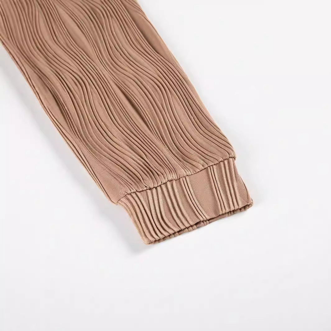 Women's Plus Size Shirt – Fashionable Button Design with Fold-Down Collar