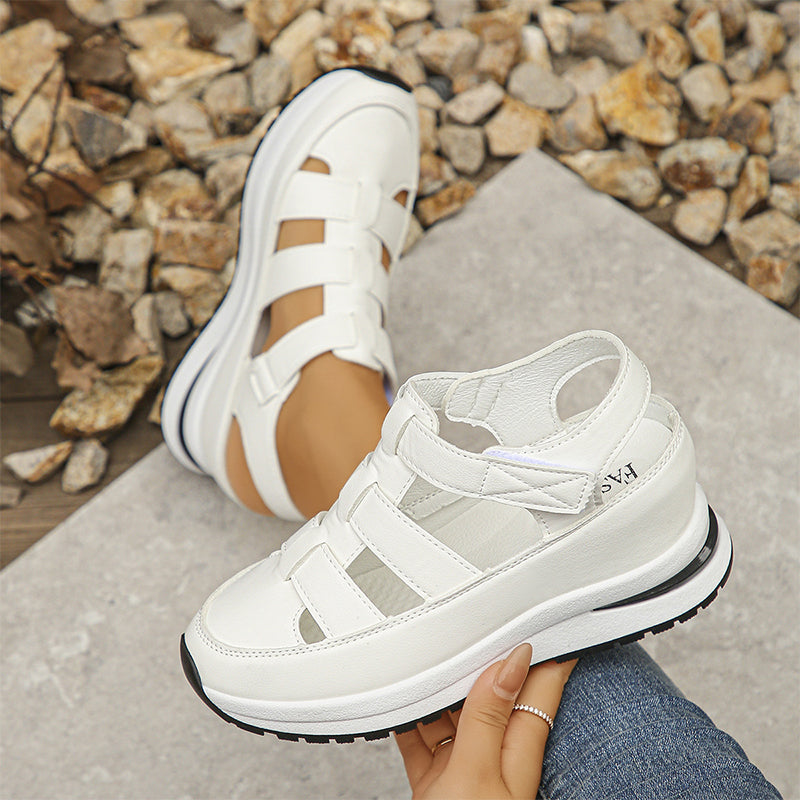 Women's Orthopedic Sandals | Velcro Closure, Closed Toe | Cushioned