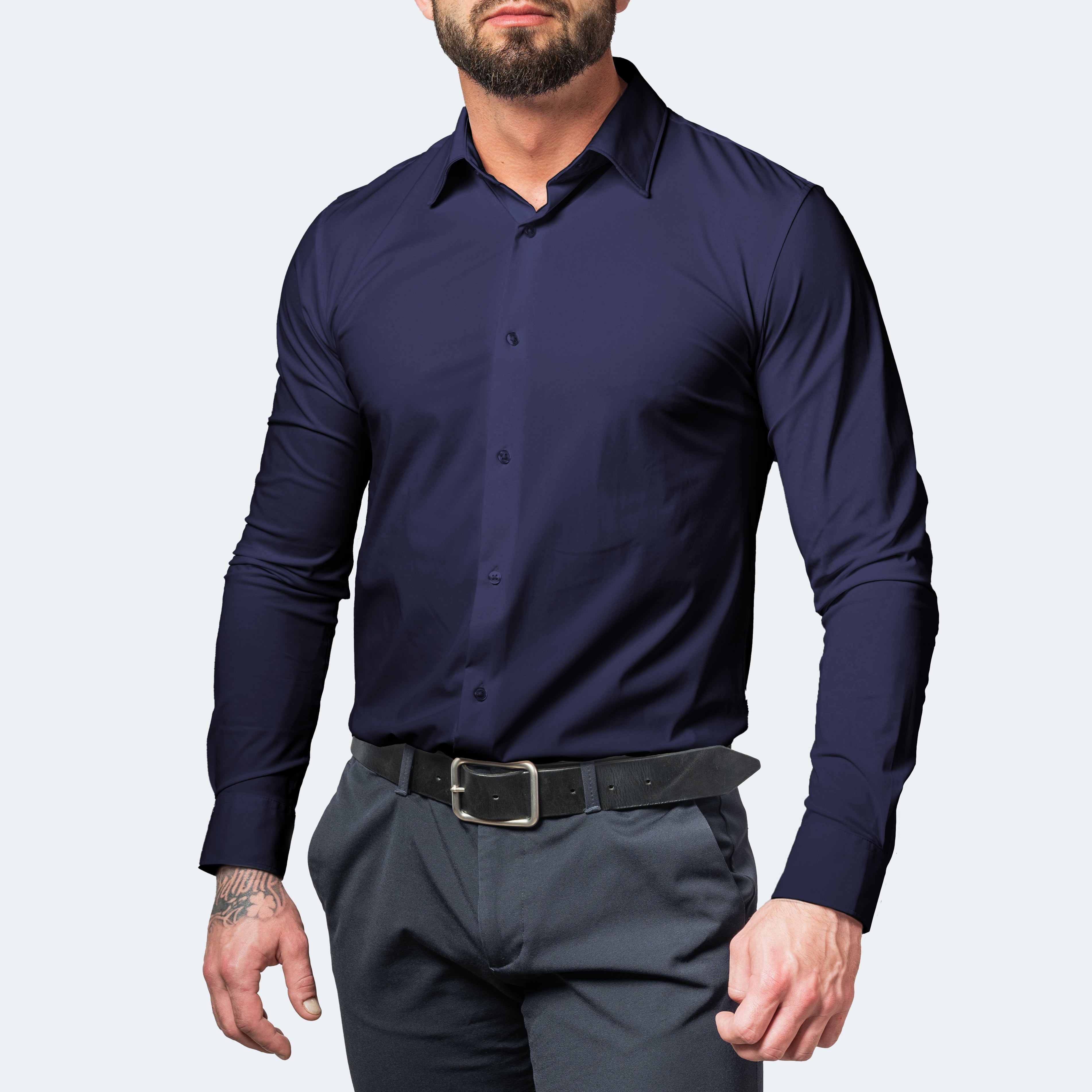 Men's Shirt White | Extreme Stretch, Iron-Free